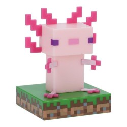 18232-LAMPARA ICONS AJOLOTE - MINECRAFT 12 CM PALADONE REDSTRING PP11390MCF