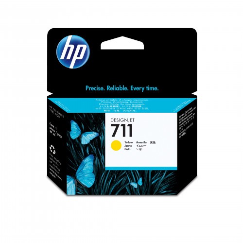 21674-HP 711 CARTUCHO DE TINTA HP711 AMARILLO (CZ132A)